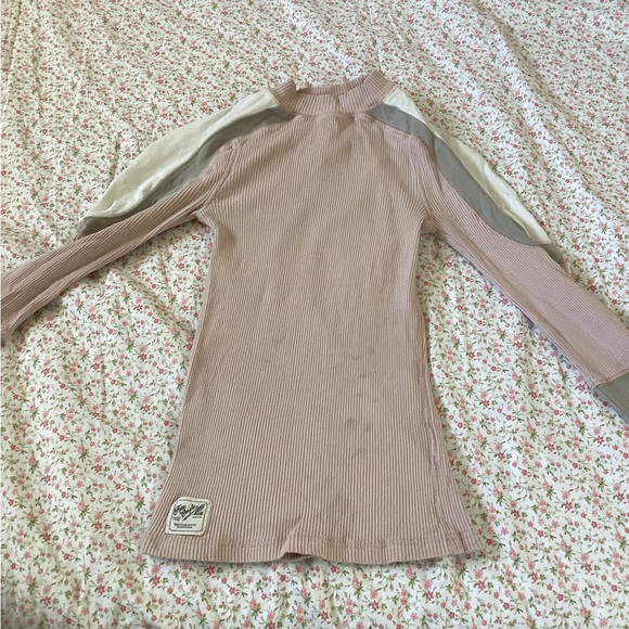 Free People Other - Free People Ribbed Knit Top in Soft Pink